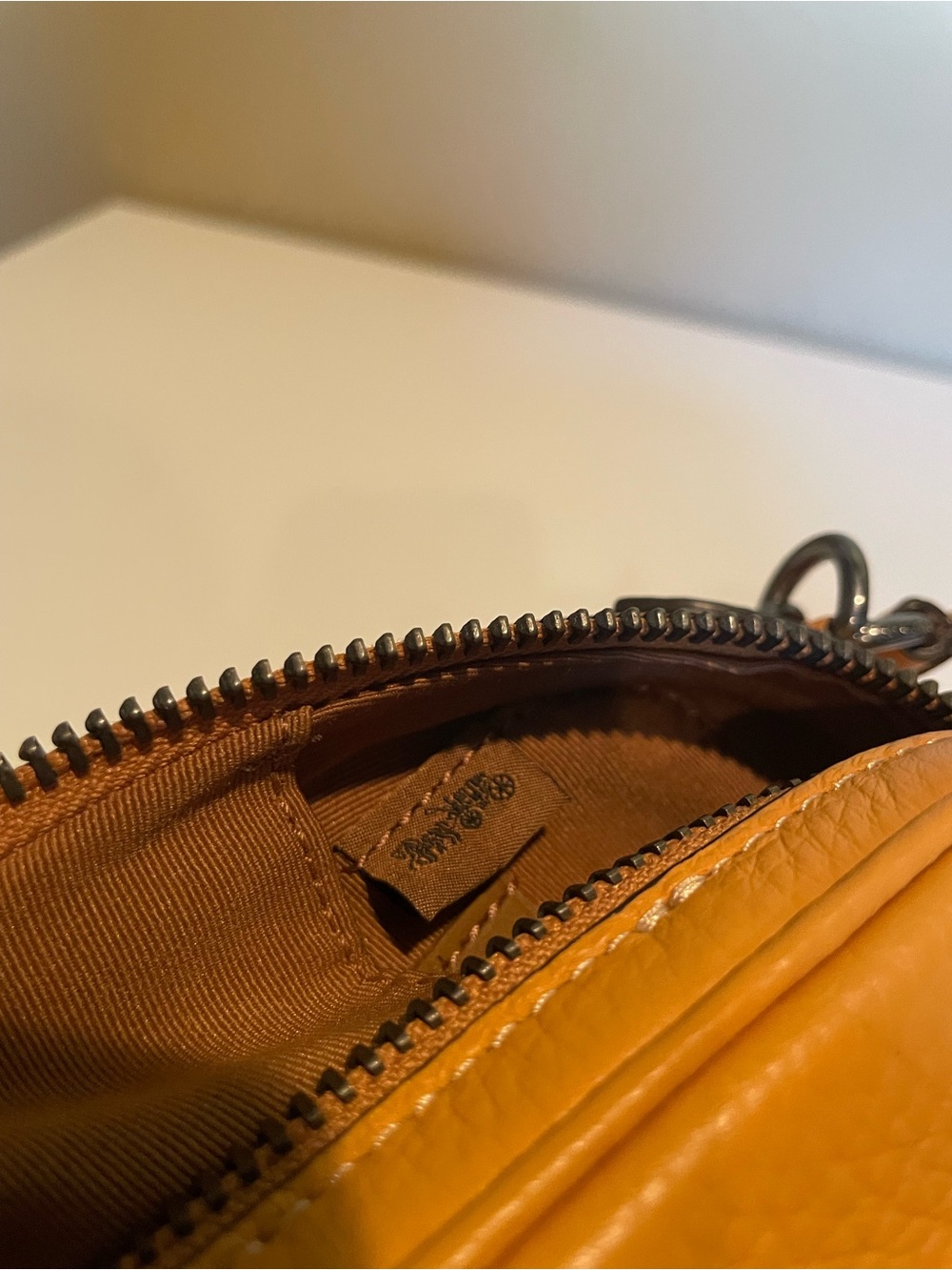 Coach Eva crossboty Bag Pebble Leather Mustard - Picture 5 of 8
